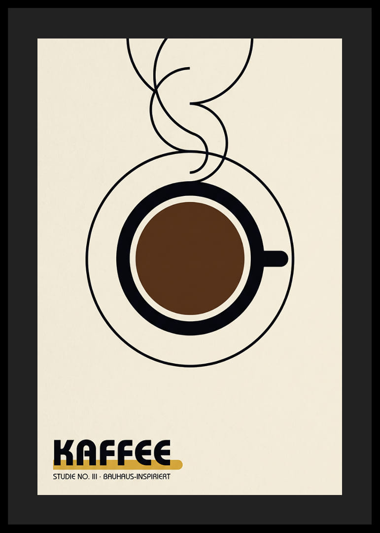 Stylish coffee cup in the Bauhaus spirit provides modern warmth.-12