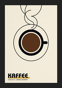 Stilren kaffekopp i Bauhaus-anda ger modern värme.-5