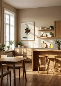 Stylish coffee cup in the Bauhaus spirit provides modern warmth.-8