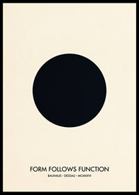 An elegant circle captures the essence of the Bauhaus style.-6