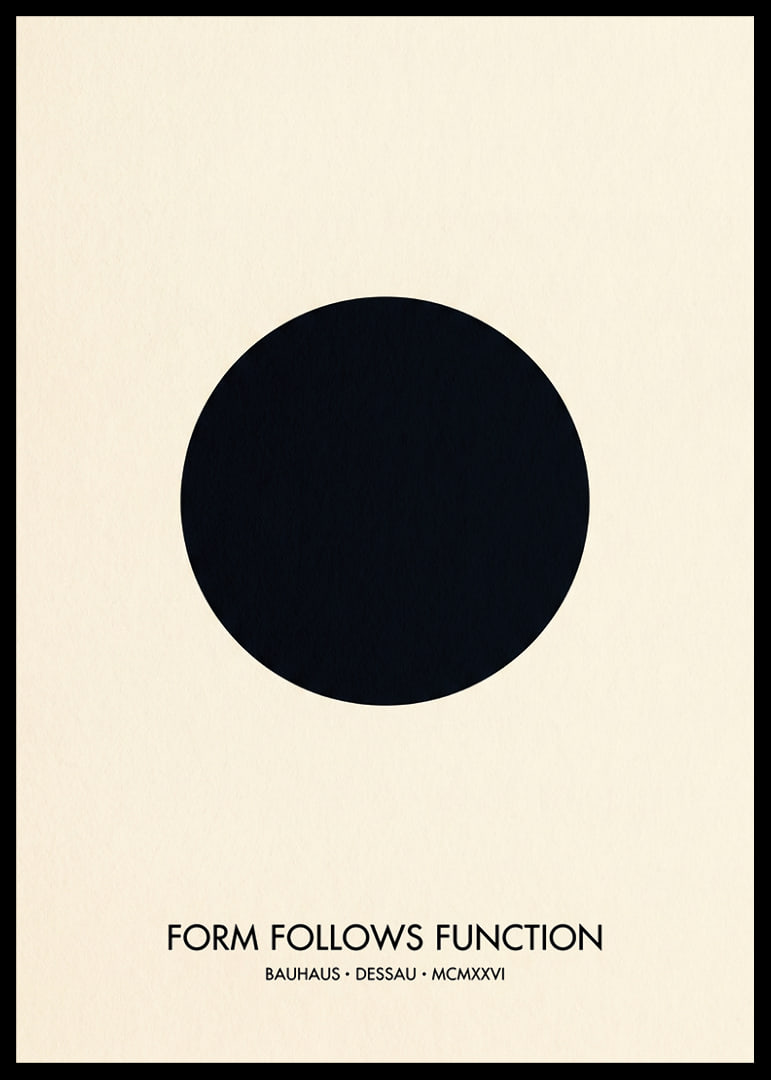 An elegant circle captures the essence of the Bauhaus style.-12