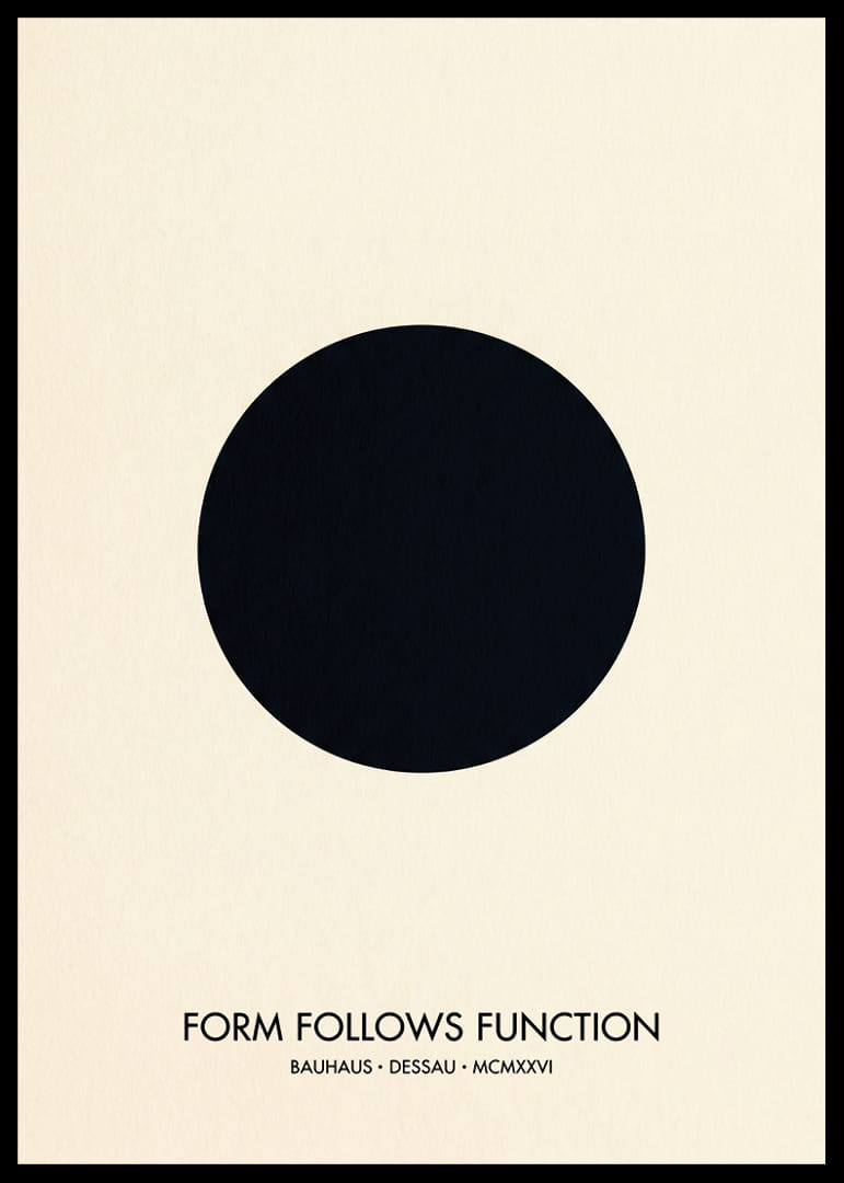 An elegant circle captures the essence of the Bauhaus style.-12