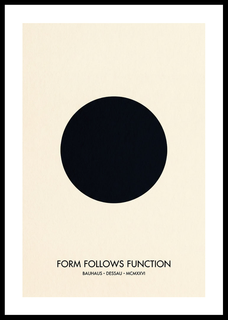 An elegant circle captures the essence of the Bauhaus style.-12