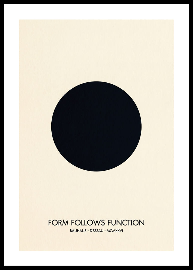 An elegant circle captures the essence of the Bauhaus style.-12