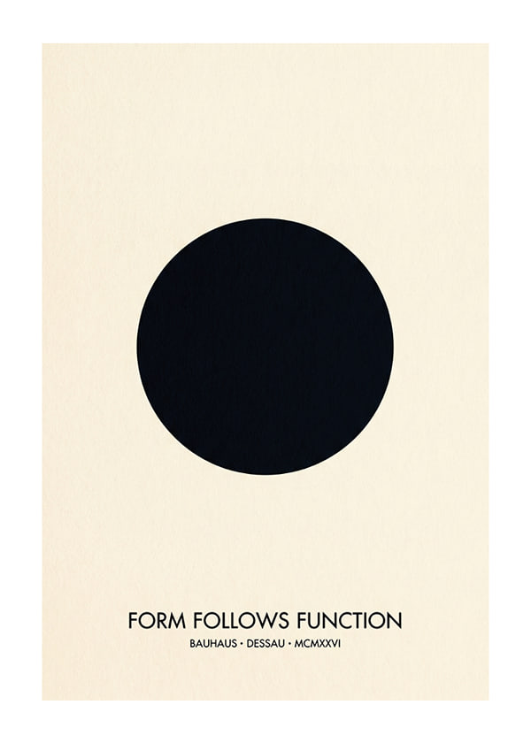 Poster Bauhaus Circle
