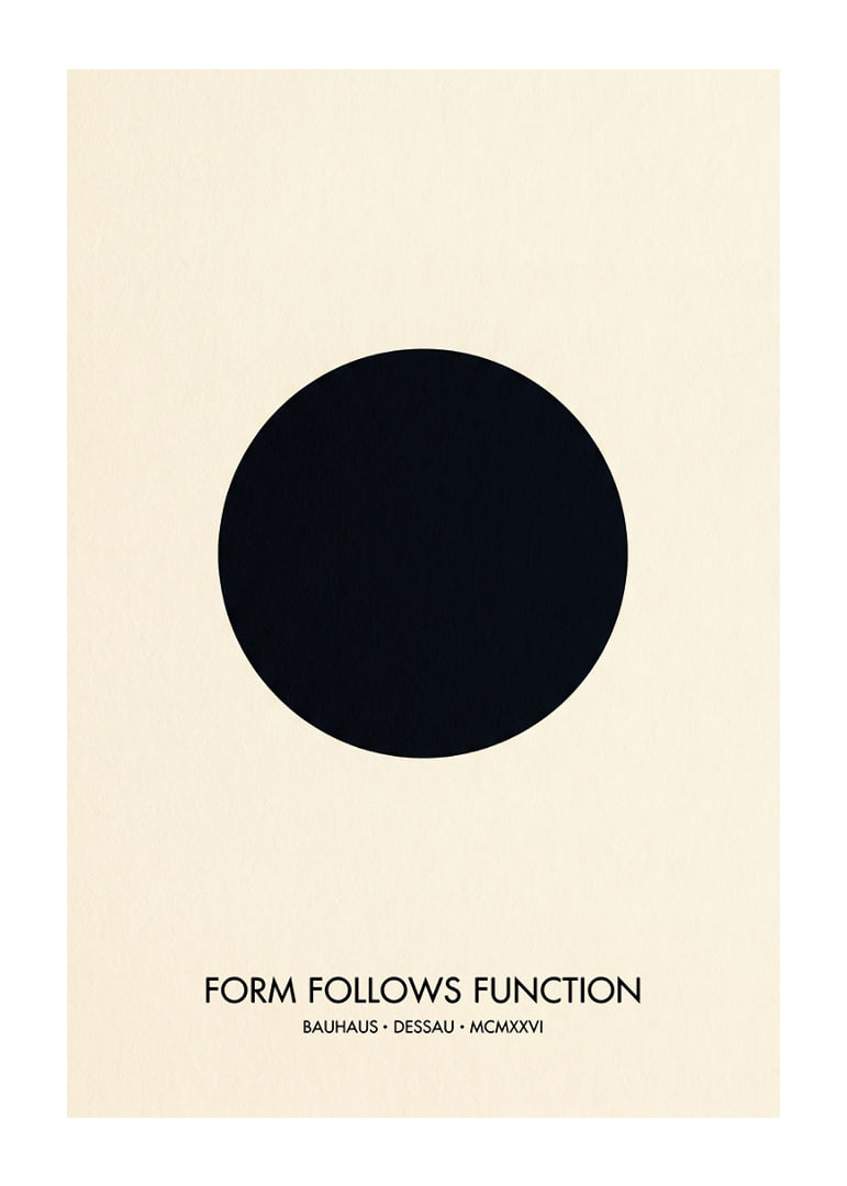 An elegant circle captures the essence of the Bauhaus style.-12
