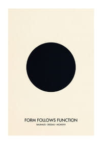 An elegant circle captures the essence of the Bauhaus style.-1