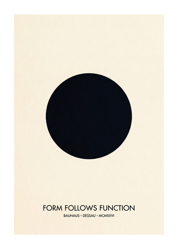 Poster Bauhaus Circle