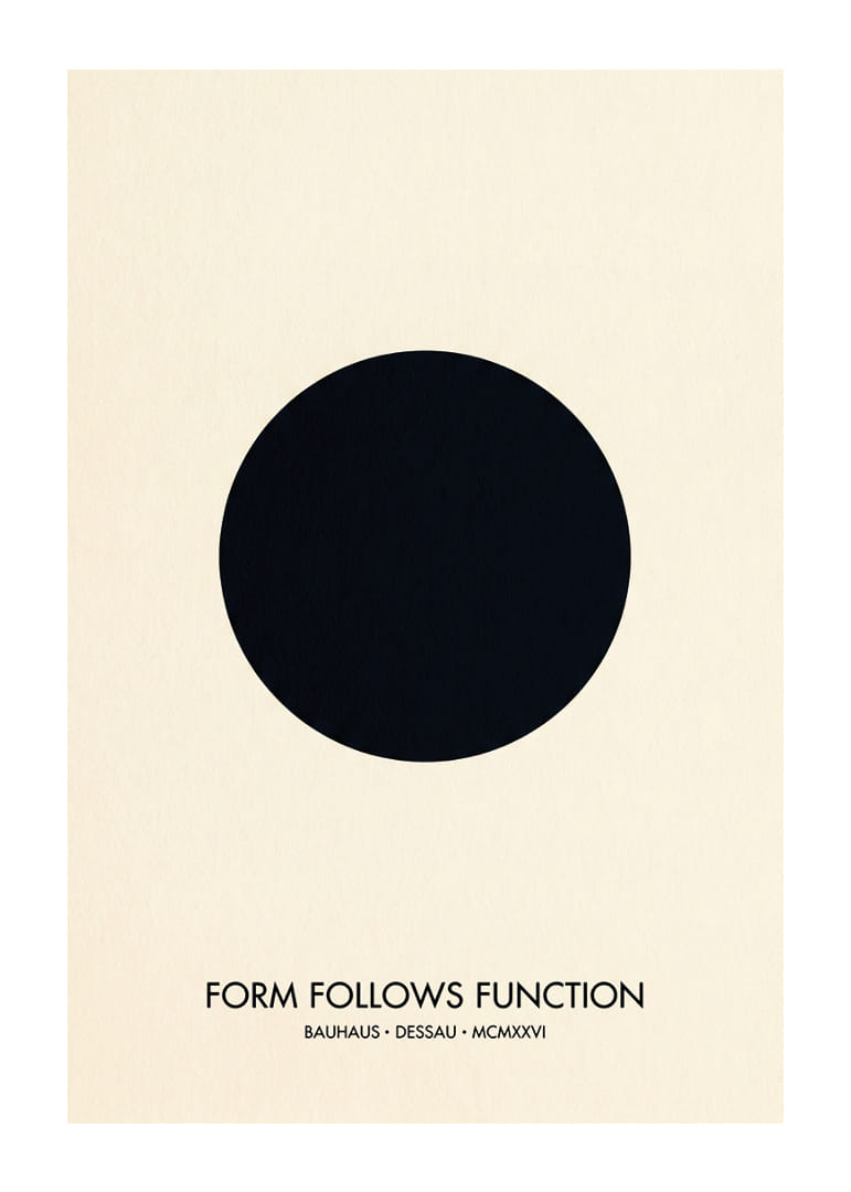 An elegant circle captures the essence of the Bauhaus style.-12