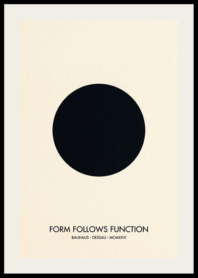 An elegant circle captures the essence of the Bauhaus style.-12