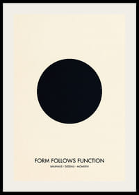 An elegant circle captures the essence of the Bauhaus style.-2