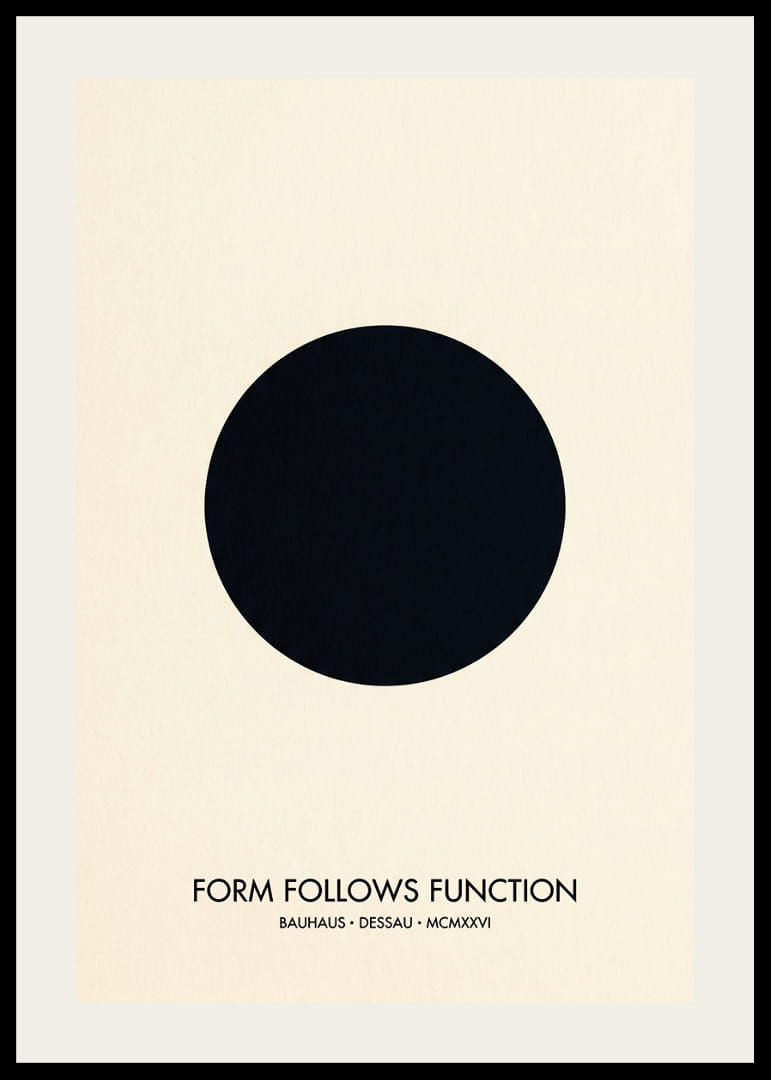 An elegant circle captures the essence of the Bauhaus style.-12