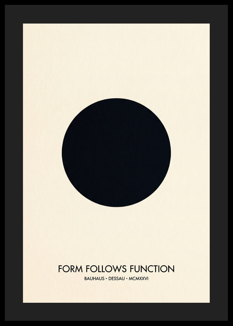 An elegant circle captures the essence of the Bauhaus style.-12