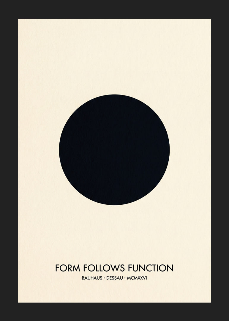 An elegant circle captures the essence of the Bauhaus style.-12