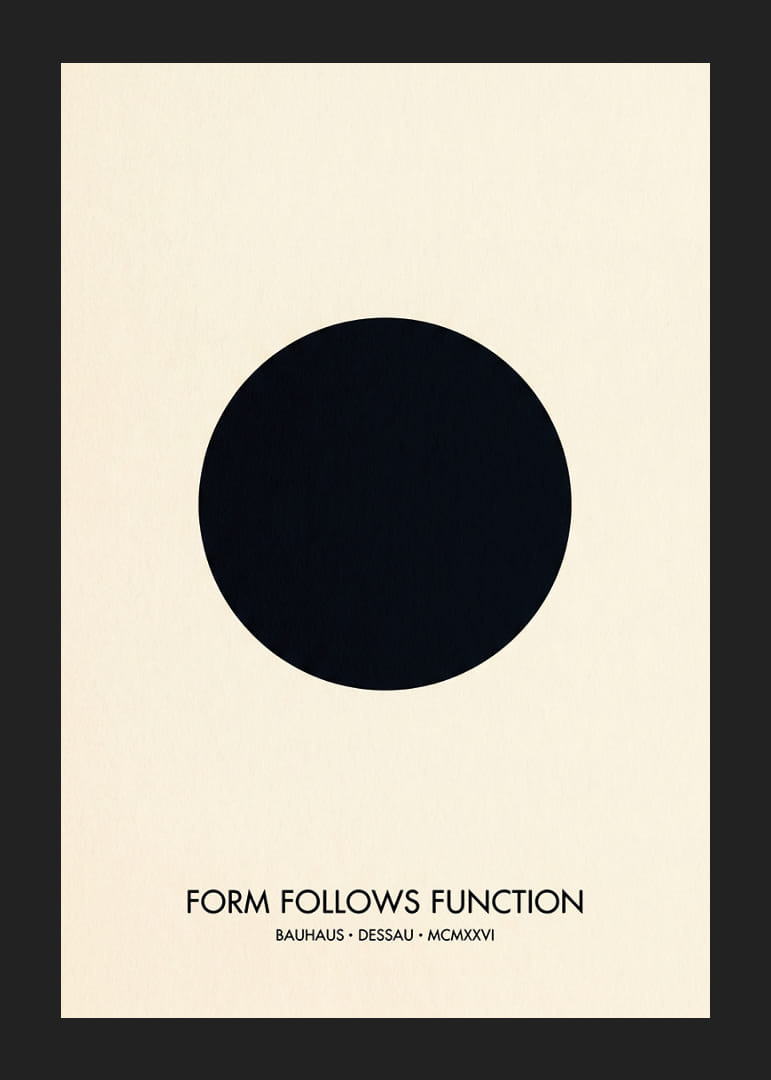 An elegant circle captures the essence of the Bauhaus style.-12