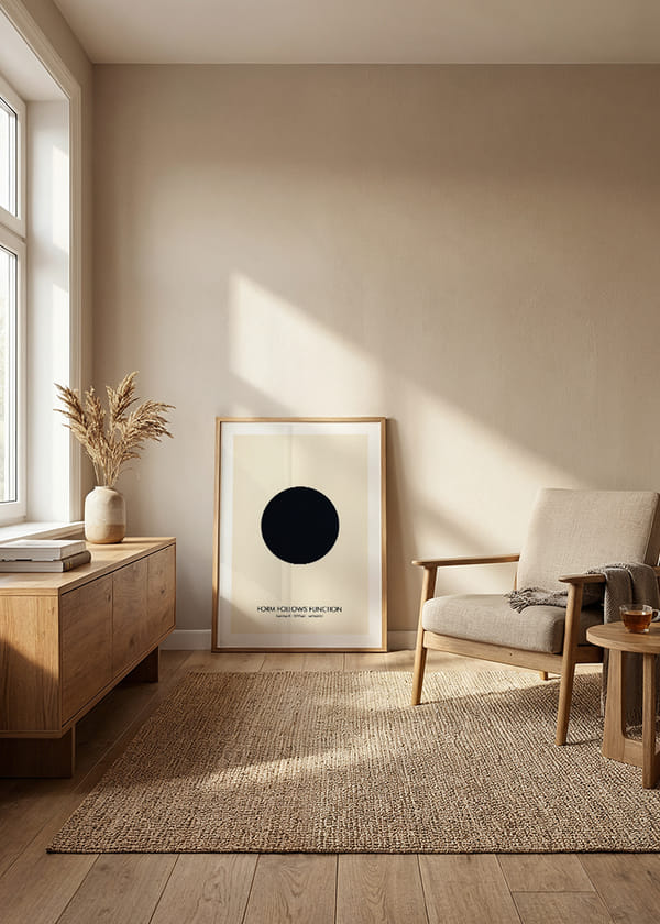 Poster Bauhaus Circle crossfade