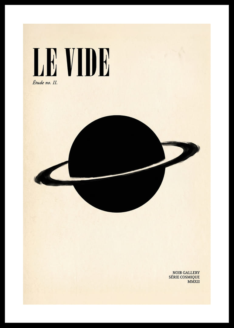 Un póster abstracto con una misteriosa atmósfera espacial.-12