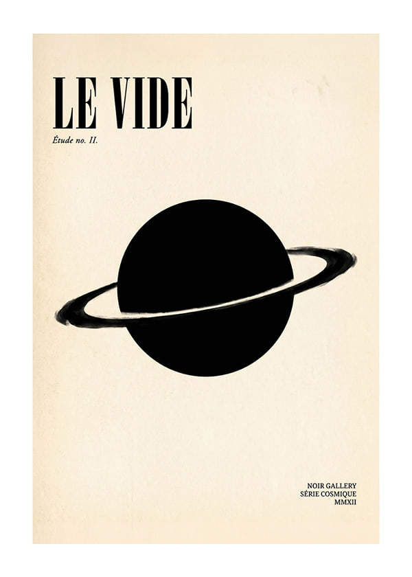 Póster Cosmic Silence