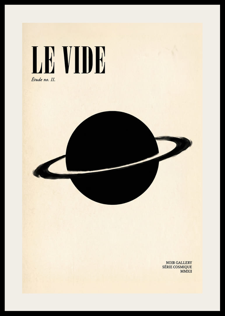 Un póster abstracto con una misteriosa atmósfera espacial.-12