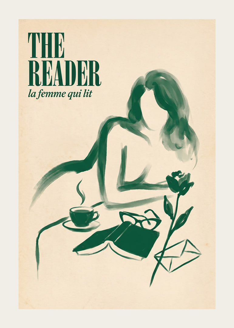 Soft elegance meets literary tranquility in a dreamlike atmosphere.-12