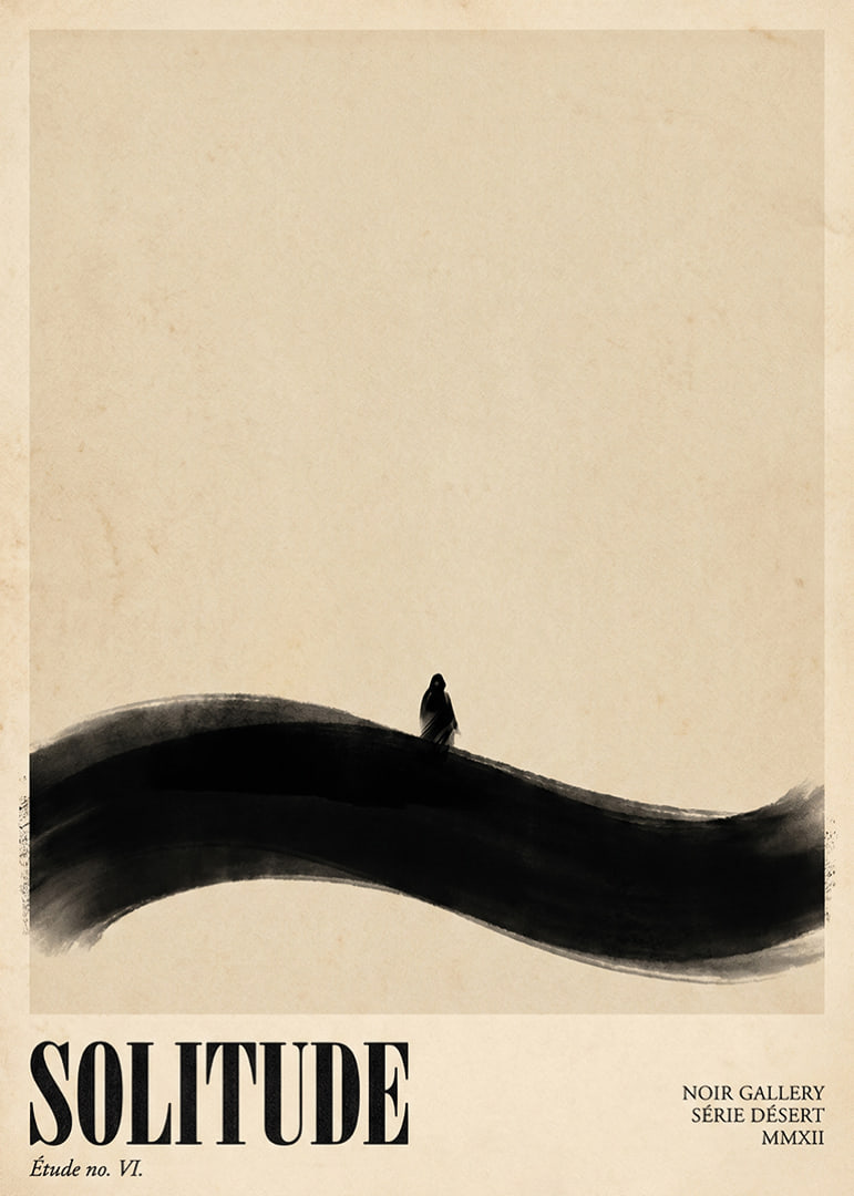 A solitary motif where the power of silence seduces.-12