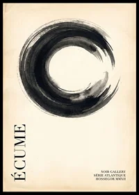 Elegant circle with subtle tones and calm atmosphere.-6