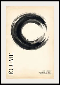 Elegant circle with subtle tones and calm atmosphere.-2