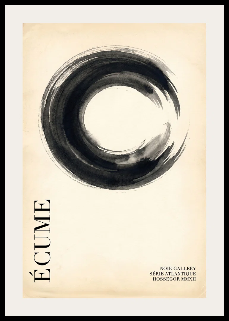 Elegant circle with subtle tones and calm atmosphere.-12