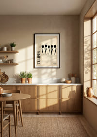 Päť krásnych tulipánov v elegantnom harmonickom odtieni.-8