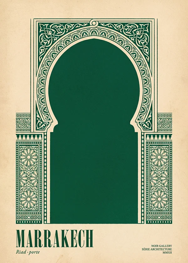 Poster Marrakech Archway