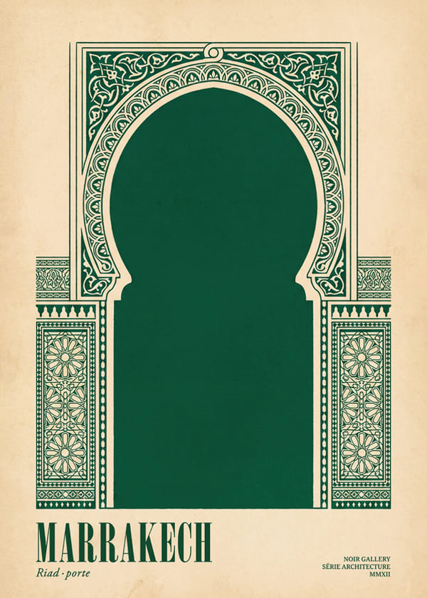 Póster Marrakech Archway