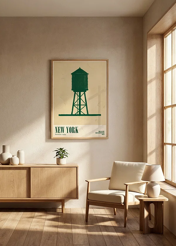 Poster New York Manhattan Rooftop crossfade