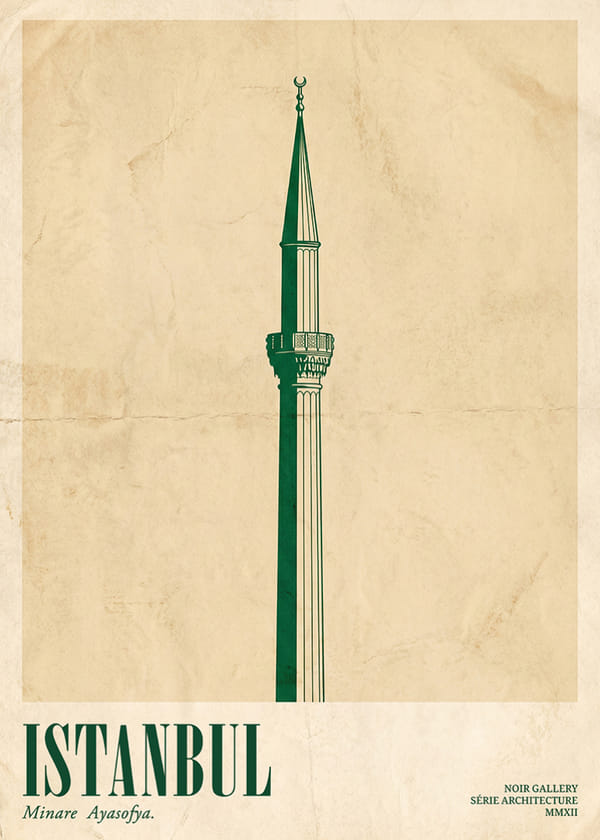 Póster Istanbul Ayasofya