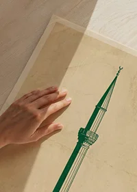 Eleganta linjer formar en majestätisk minaret.-3