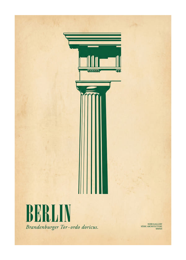 Póster Berlin Brandenburger Tor