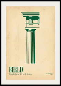Elegant kolonn som symboliserar Berlins tidlösa skönhet.-2