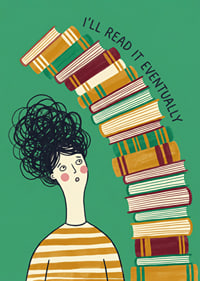 Mänguline illustratsioon raamatutest ja unenägudest.-7