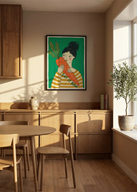 Een kleurrijke illustratie met speelse energie en natuurlijke charme.-2
