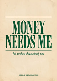 Strong green text with a confident message of wealth.-7