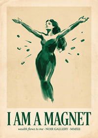 An elegant poster that captures the power of magnetism.-1