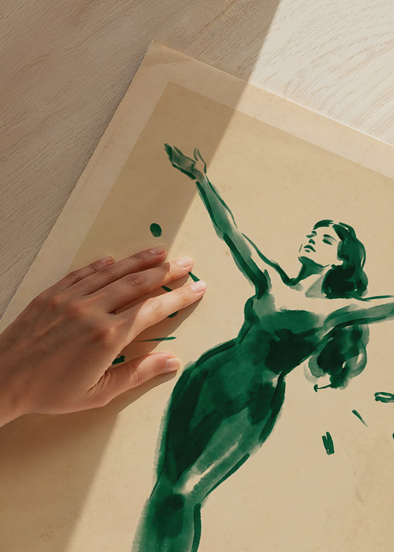 An elegant poster that captures the power of magnetism.-12