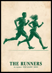 Two runners in perfect harmony capture the essence of movement.-6
