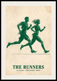 Two runners in perfect harmony capture the essence of movement.-2