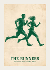 Two runners in perfect harmony capture the essence of movement.-3