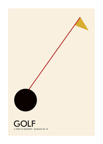 Poster Bauhaus Golf