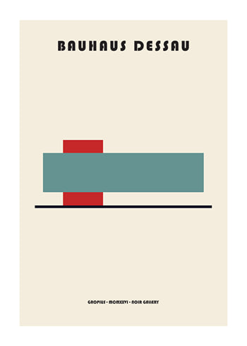 Poster Bauhaus Elegance