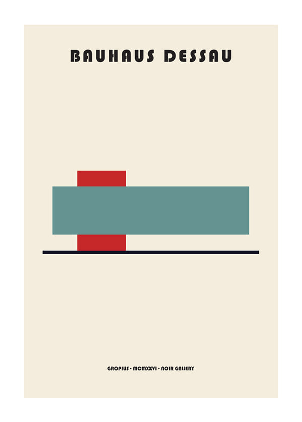 Póster Bauhaus Elegance
