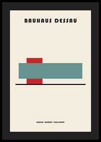 Minimalistisk poster med geometriska former och Bauhaus-stil.-4