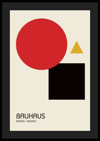 Elegantiškas Bauhaus dizainas su paprastomis formomis ir ryškiomis spalvomis.-4