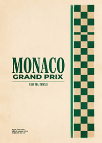 Elegant poster of the Monaco Grand Prix in classic style.-7